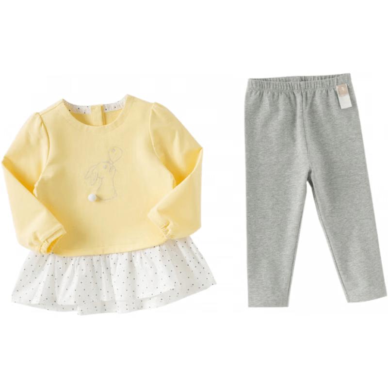 

DAVE & BELLA Girls Spring Top & Leggings Set 110