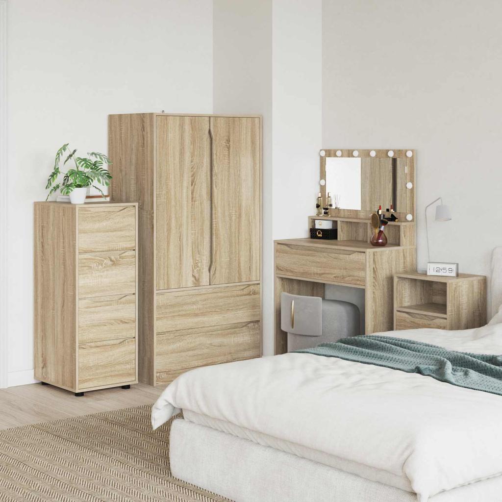 Storage Cabinet Sonoma Oak 40 x 48 x 105 cm