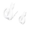 Q1FD 2pcs Easy Installation Decorative Plastic Cats Hooks With Adhesive Backing Storage Organizers For Coats Keys Accessories