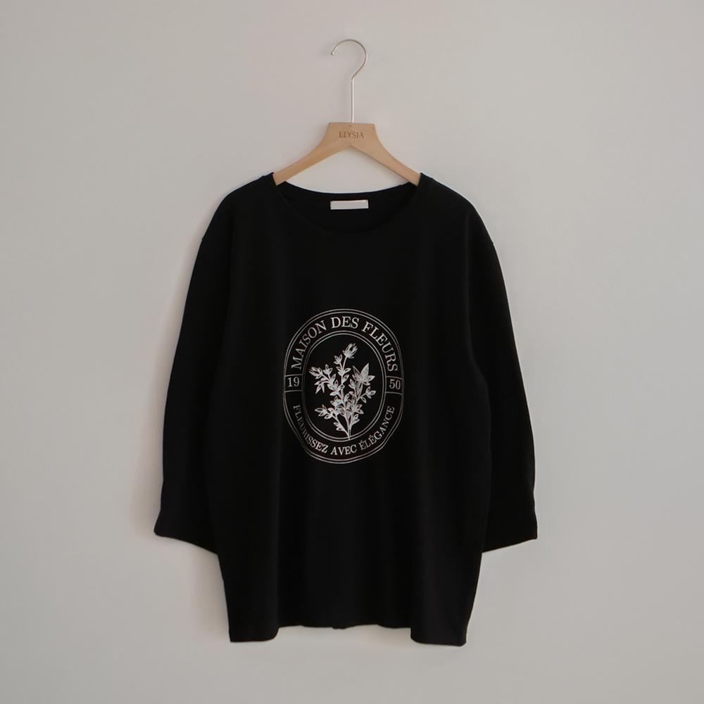 ELYSIA Tohi Printed Pintuck Sleeve Tee