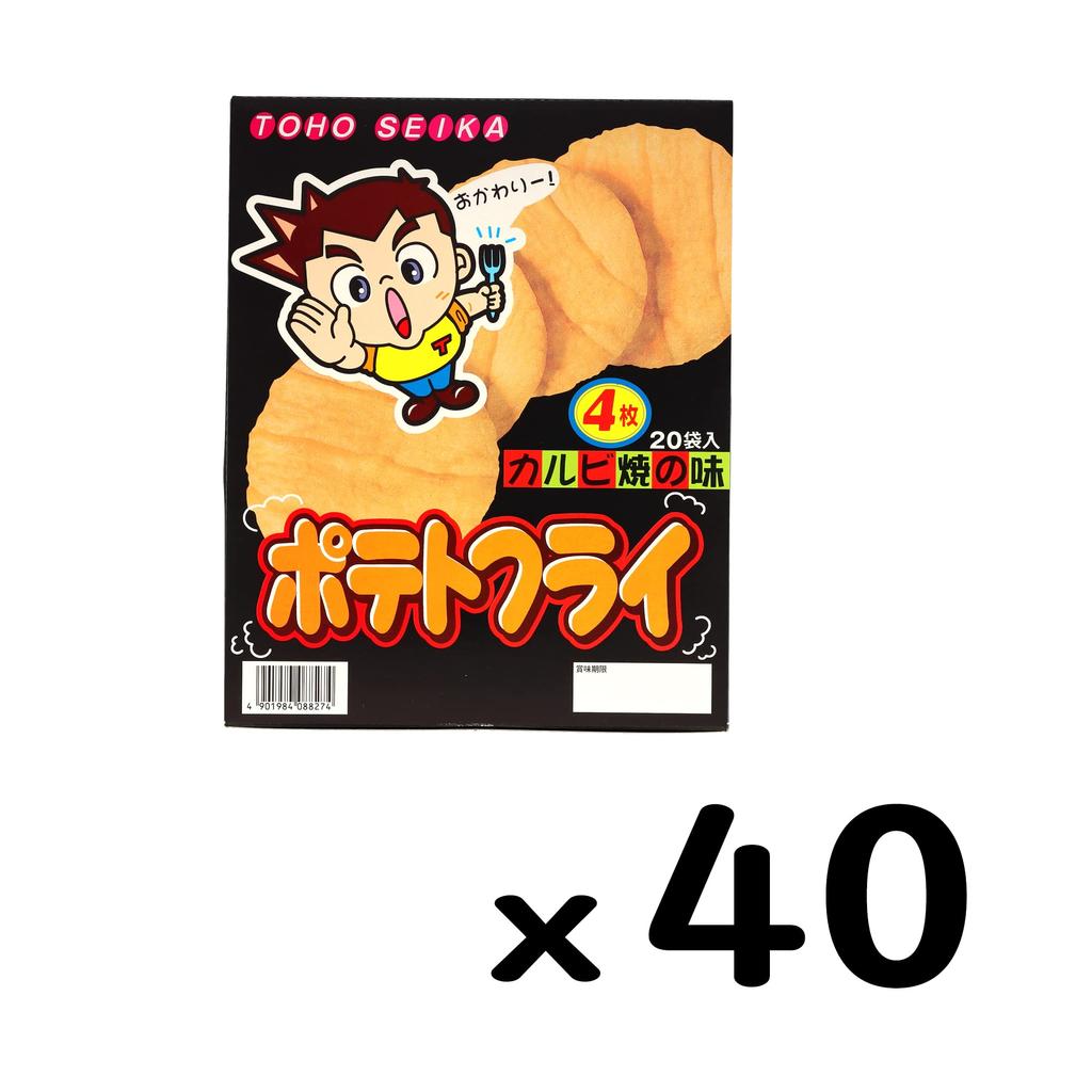 Toho Seika Kartoffel-Rippchen, 2er-Pack, insgesamt 40 Beutel