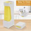 Butter Slicer One Click Stick with Stainless Steel Blade Butter Cutter Dispenser and Storage Case for Cheese Splitter