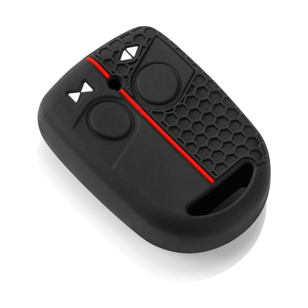silicone remote accessories key holder car key case cover for DAF 105 keyring shell bag protector красный