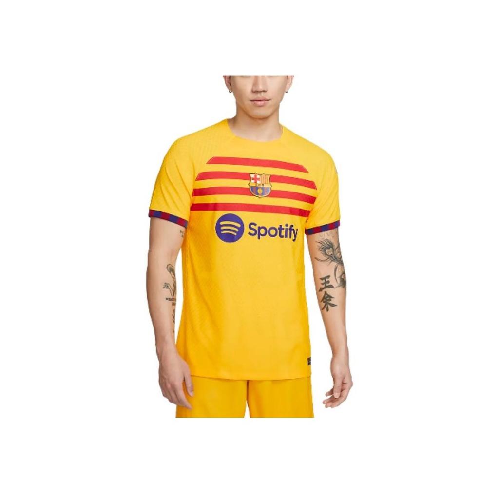 Nike Alphabet Pattern Round Neck Short Sleeve T-Shirt Men Tops Yellow DR5077-729