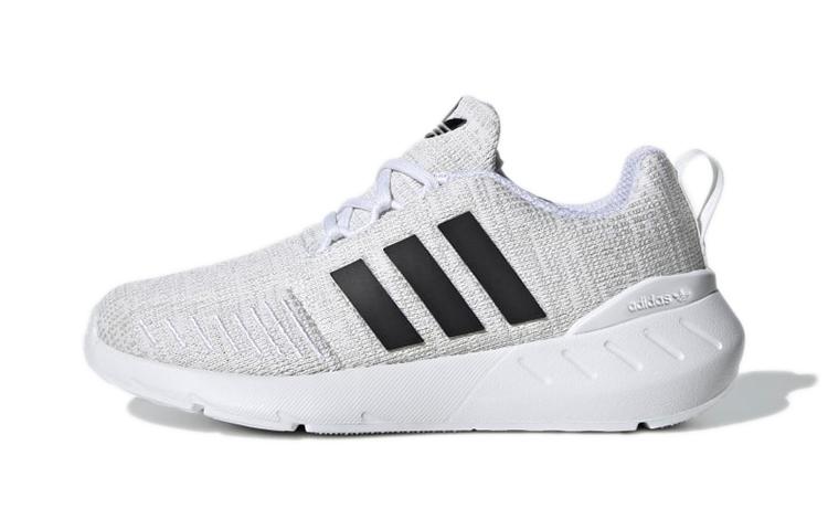 

Adidas Originals Swift Run 22 Comfortable Abrasion Resistant Abrasion Resistant Low top Kids Running Shoes White Black GW8183 30.5