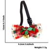 Christmas Pet Bow Ties With Adjustable Neck Strap Cute Festive Patterns For Small Dogs Cats Holiday Photoshoots