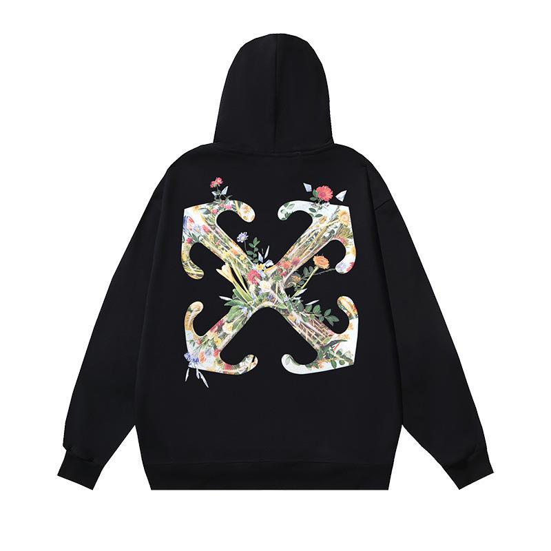 2025 Höst/Vinter Unisex Oregelbundet Bokstavs- och Pilmönster Rundhalsad Pullover Sweatshirt