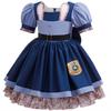 Judy Cosplay Princess Dress Girls Officer Bunny Role Play Frocks Children Carnival Birthday Halloween Party Costumes