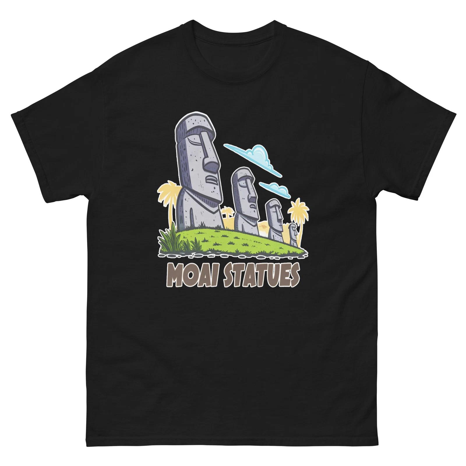 

Moai Statues Attraction Landmark Travel T-Shirt S