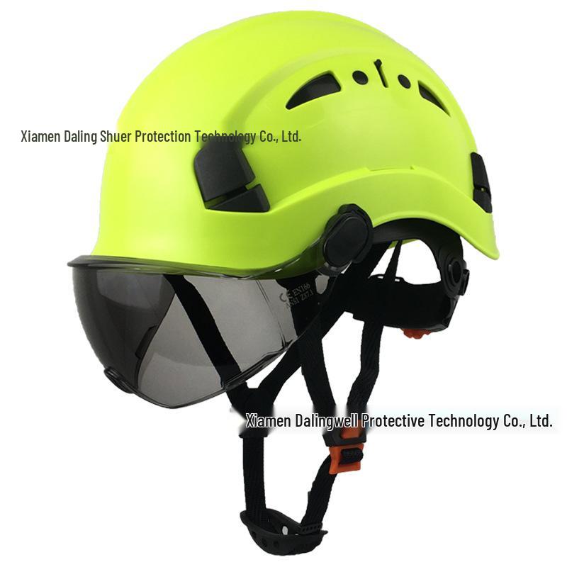 Защитная каска CE с защитными очками - Ударопрочная каска, Новый национальный стандарт, С принтом