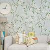 American Retro Self Adhesive Wallpaper 3D Non Woven Fabric Rural Flowers Bedroom Living Room Restaurant Wallpapers Self Adhesive