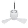 Tragbarer Hänge-Deckenventilator 3 Windgeschwindigkeiten Mini USB Zeltventilator mit 3 abnehmbaren Flügeln Leise für
