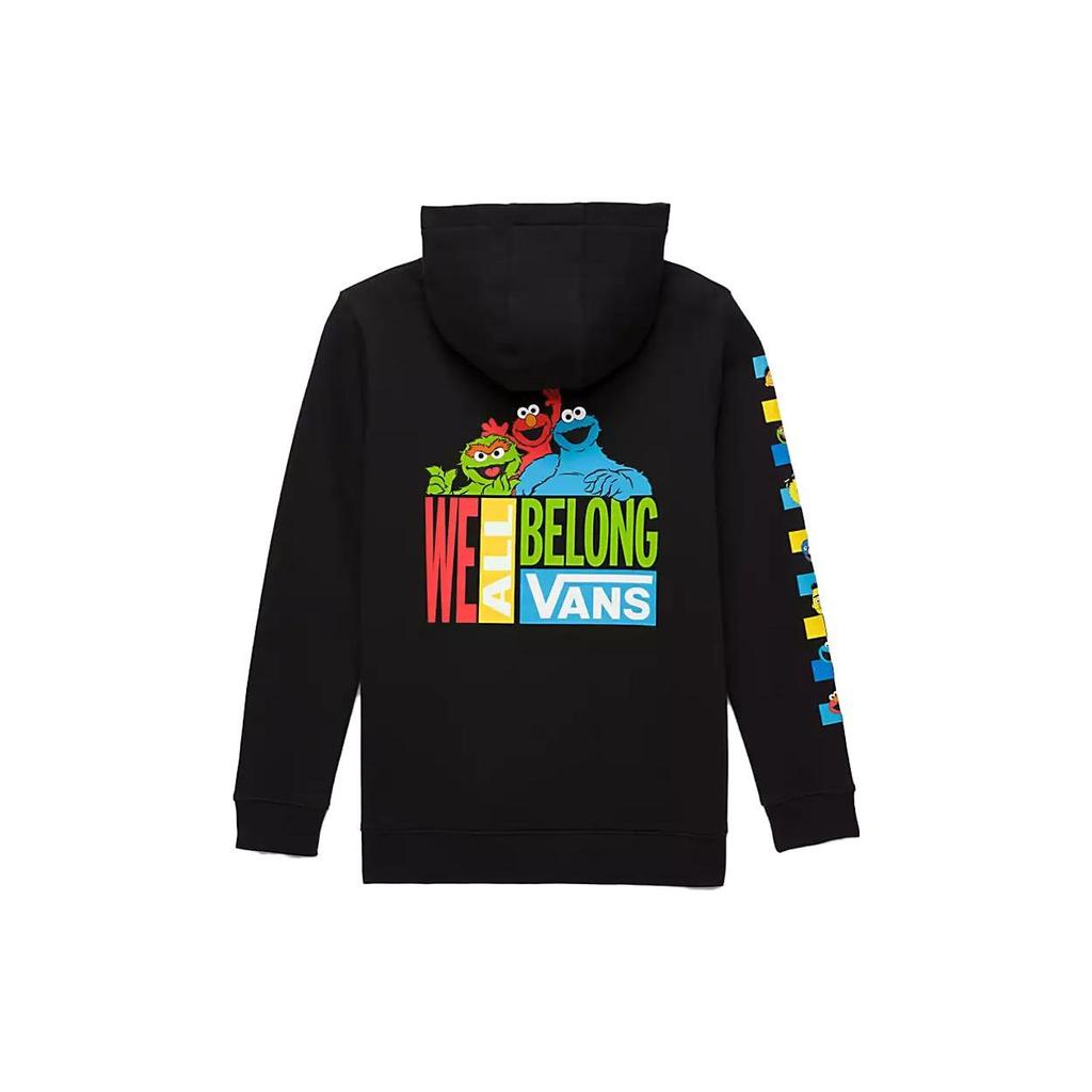 Vans Sesamstraße Muster Bedruckter Hoodie Kinder Hoodies VN00087SBLK