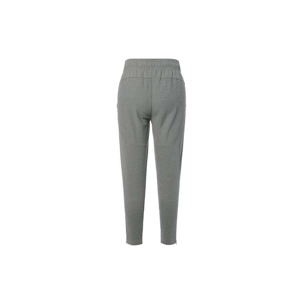 Under Armour Ottoman Solid Color Lace-Up Fleece Training Knit Pants Women Pants Gray 1379778-294
