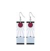 Japanese Style Demon Slayer Mutsuki Haya Female Demon Earrings