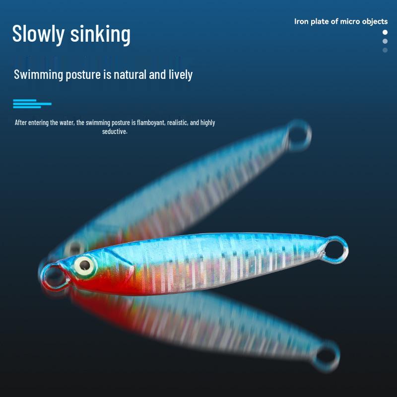 Mini Micro Metal Jig Lure: Stream Bait for Trout, Chub, Whitefish, Tilapia