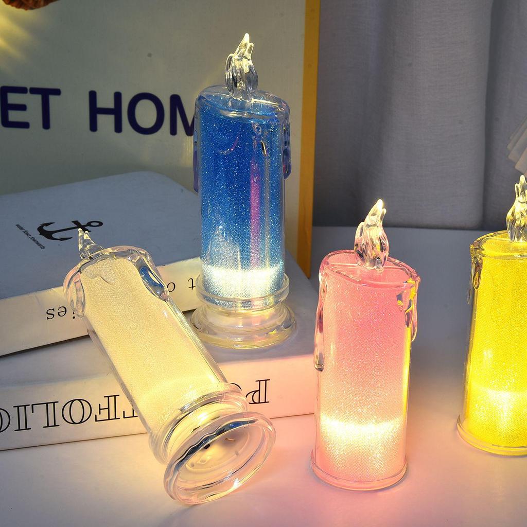 Teardrop Candle Light: Elegant Bedside & Restaurant Atmosphere Lamp
