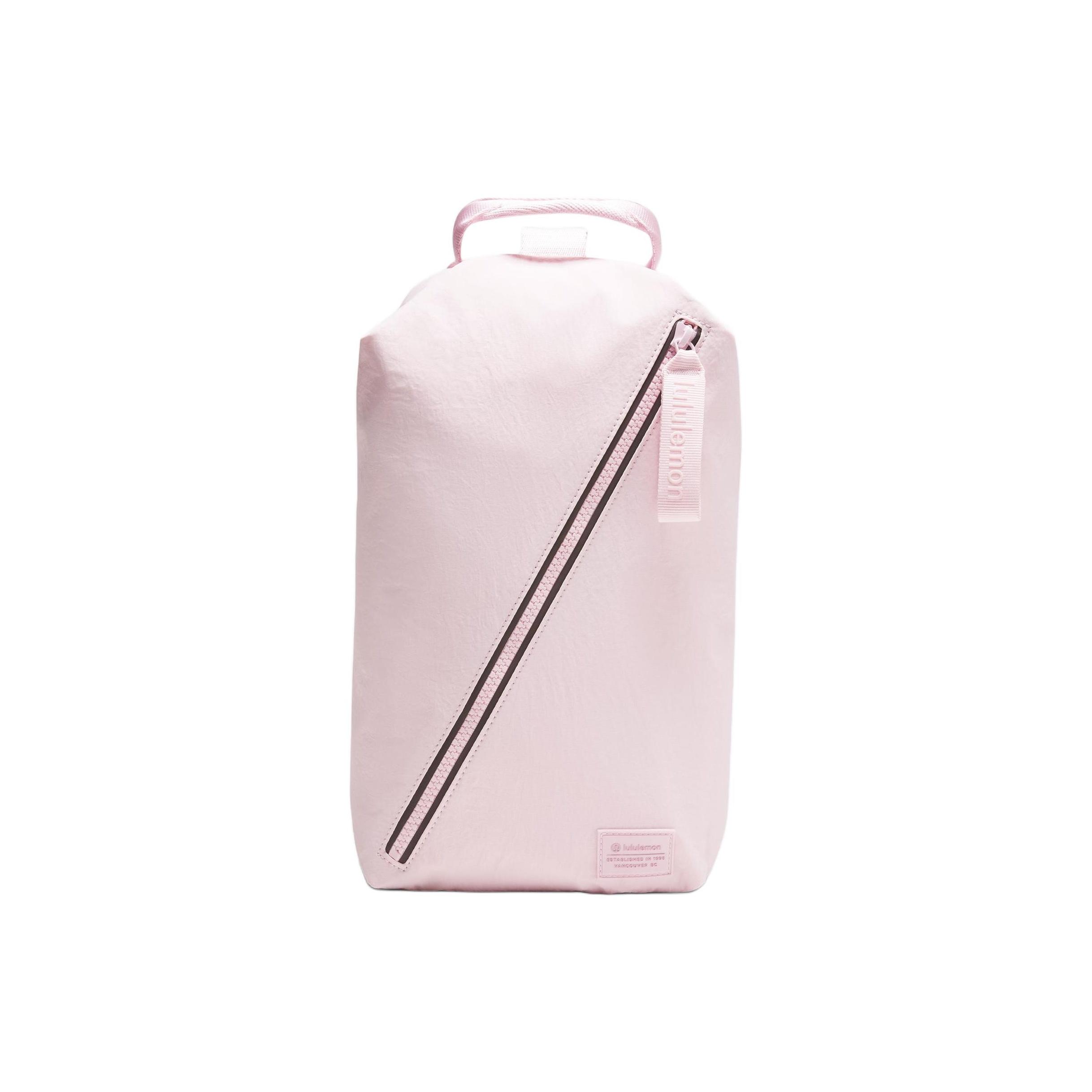 Lululemon Fast Track 2.0 9L Brand Logo Zipper Closure Polyester Backpack Women Backpack Joy-Pink LU9CDGS-3 Joyful Pink