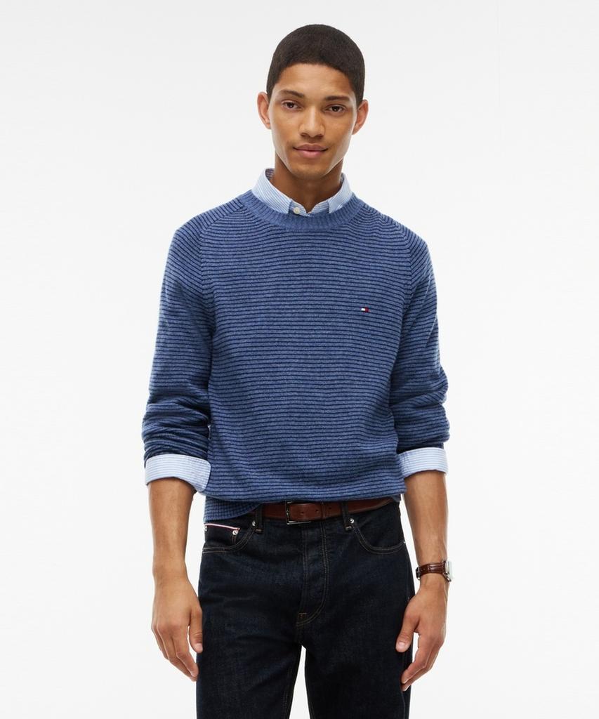 TOMMY HILFIGER Wool Crew Neck Sweater (T12G7Kpo250Mt10Bb)