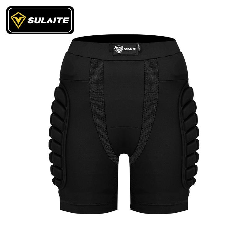 Ski & Skate Anti-Collision Hip Protector Pants - Outdoor Sports Safety Gear Medium чёрный