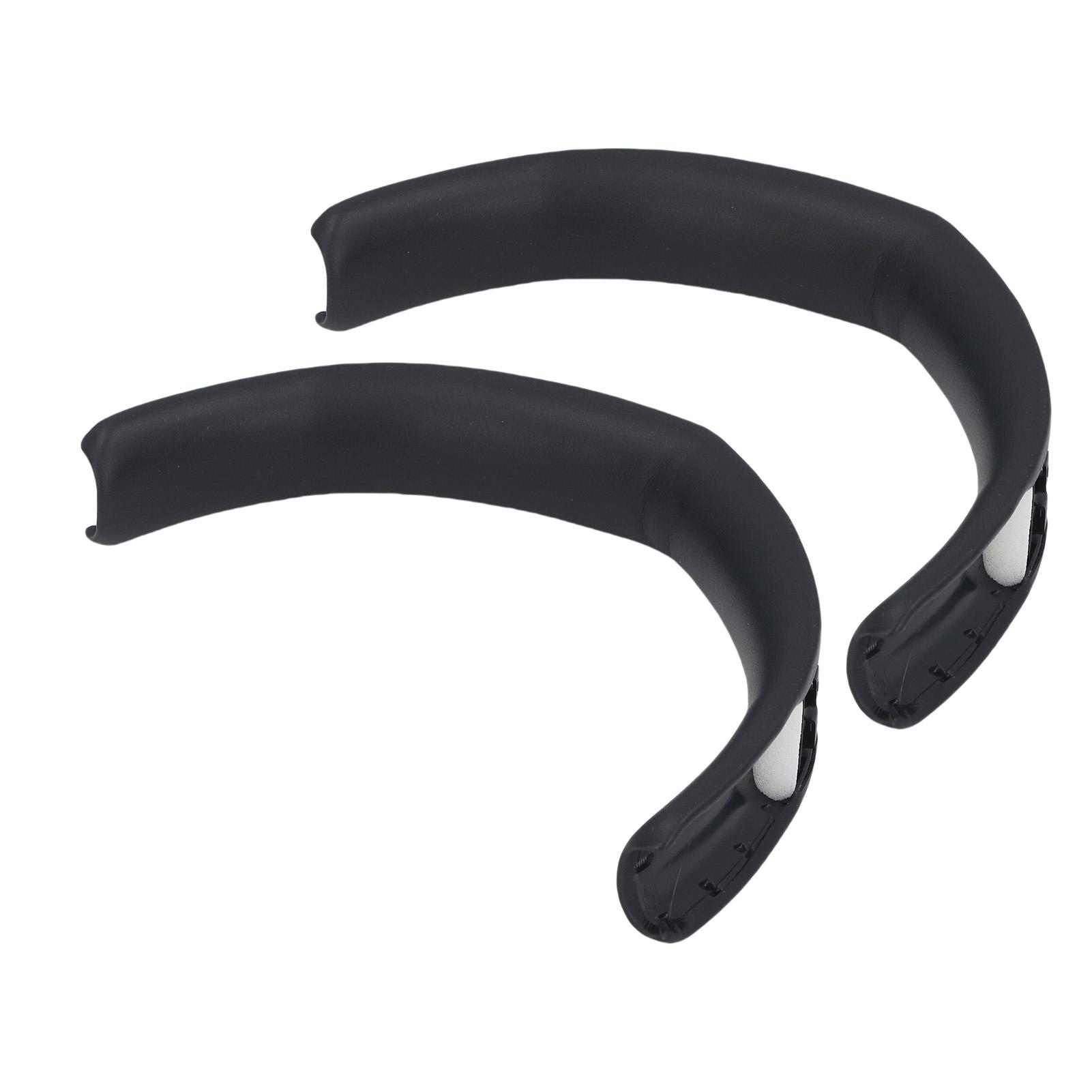 

2 шт. сменные накладки на оголовье, подходят для запасных частей для наушников QC Ultra, простая установка своими руками, белые чёрный