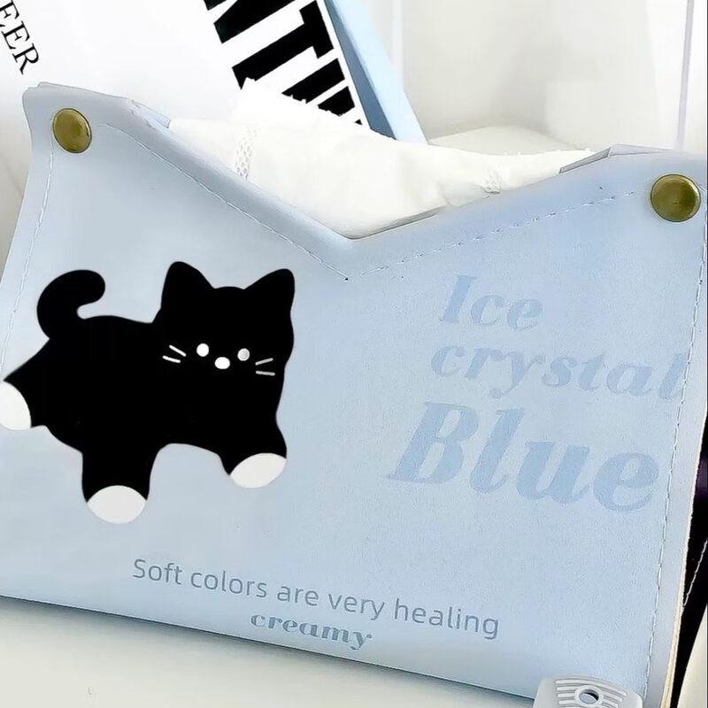 LIEI Roze Kleine Witte Hond Tissuebox