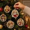 Christmas Hanging Ornament, 2D Christmas Tree Decoration