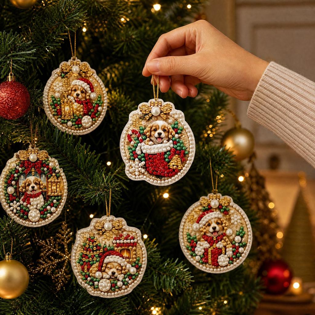 Christmas Hanging Ornament, 2D Christmas Tree Decoration
