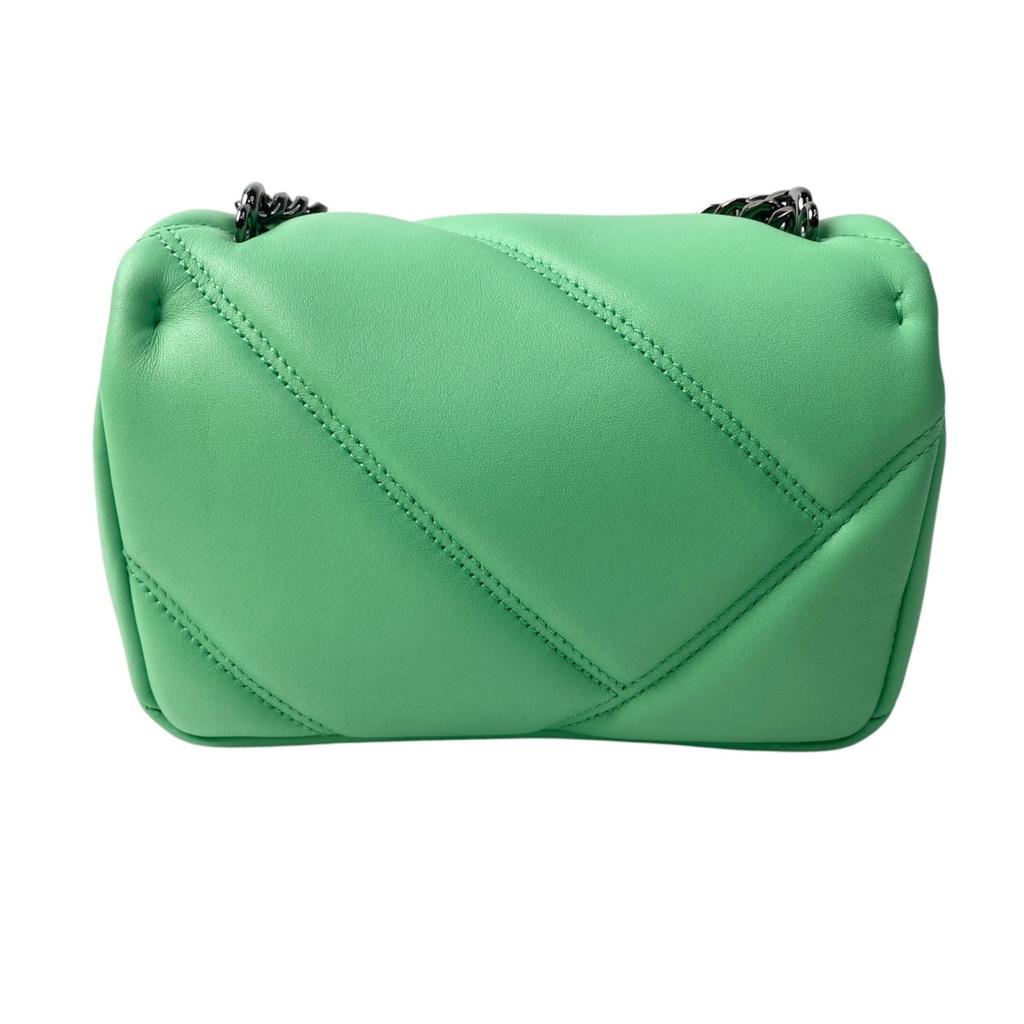 Used BVLGARIShoulder Bag green leather Women