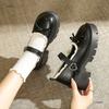 4143 Thick-soled Mary Jane Small Leather Shoes Women's New Skirt Light Mouth Single Shoes