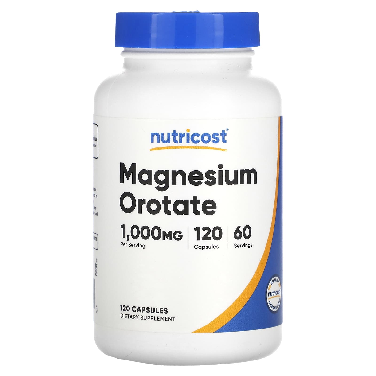 

Nutricost, Magnesium Orotate, 1,000 mg, 120 capsules (500 mg per capsule)