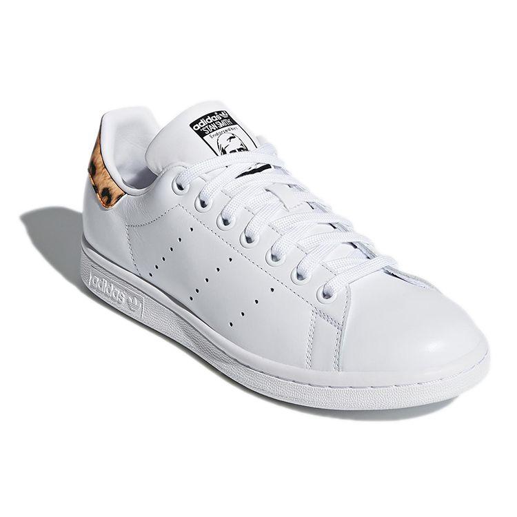 Adidas  Stan Smith Leopard Women Sneakers White Cloud-White Core-Black AC8578