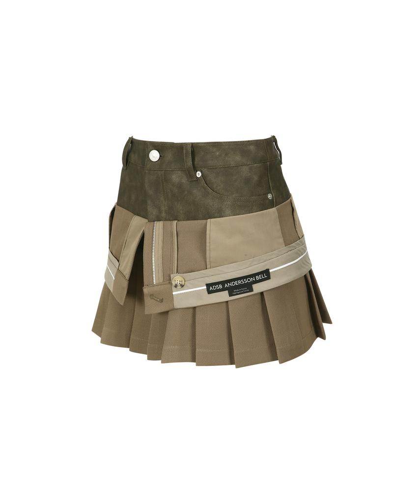 ADSB ANDERSSON BELL Inside Out Pleats Skirt Apa845W(Beige)