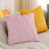 Egg Pattern Easter Pillow Cover Fluffy Super Soft Cushion Cover Invisible Zipper Thicken Plush Pillow Case Holiday Festivals
