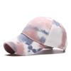 New tie-dye baseball cap men's and women's fashion trend cap spring and summer outdoor leisure visor