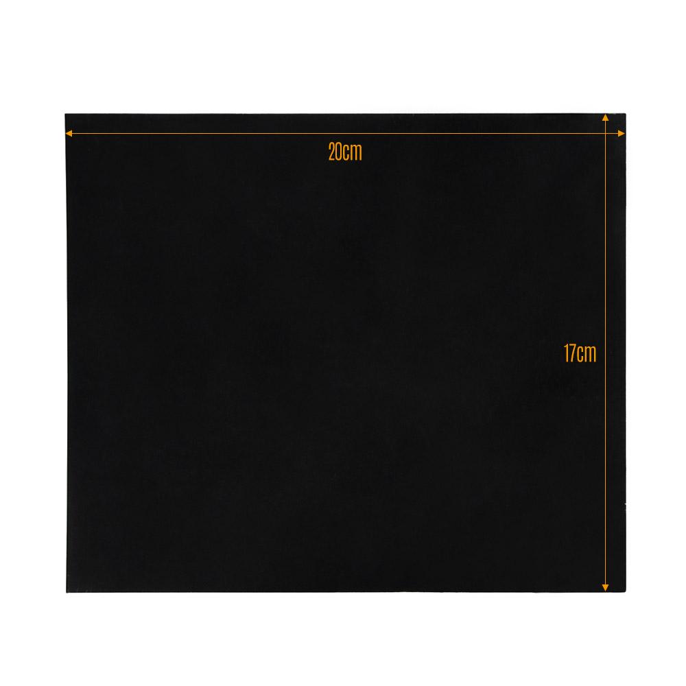 Leeres Schlagbrett-Plattenmaterial Schlagbrett für Akustikgitarren DIY Custom PVC Schwarz 1 STÜCK