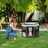 Foldable Pet Playpen, 36 inch Portable Dog Playpen, Crate Kennel for Puppy, Dog, Cat, Premium Waterproof 600D Oxford Cloth, Removable Zipper, for