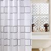 With Pattern Shower Curtain PEVA Waterproof Shower Curtain Bathroom Partition Curtain Bathroom Decoration Accessories