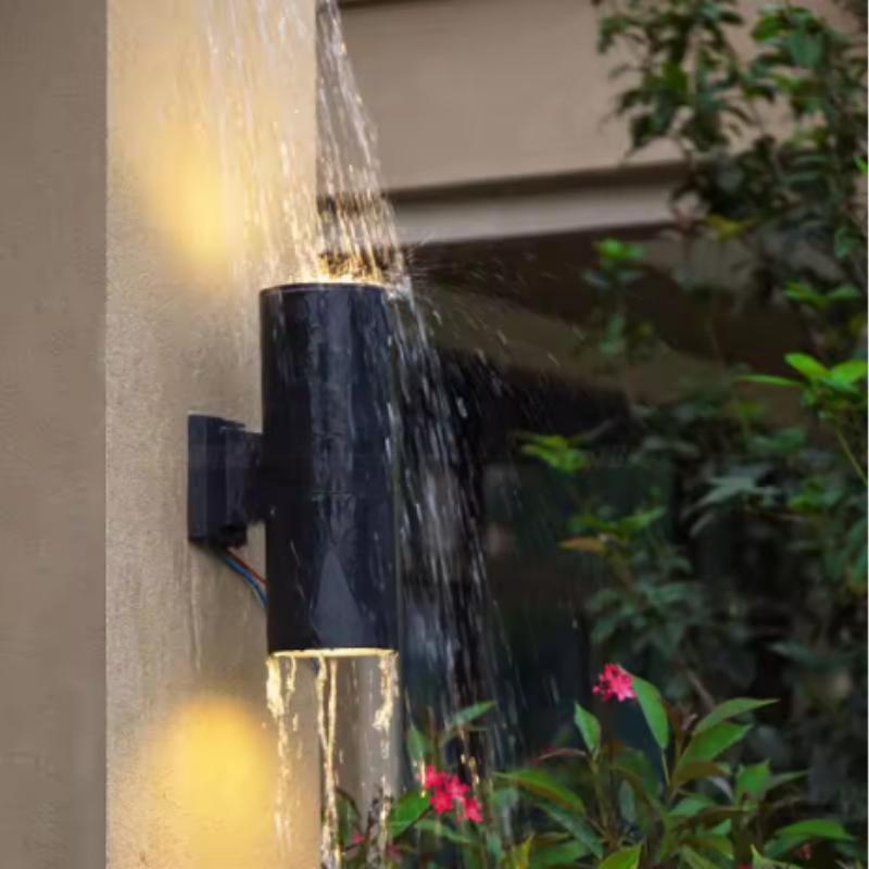 Outdoor Aluminum Simple Waterproof Wall Washing Villa Exterior Wall Outdoor Garden Wall Lamp