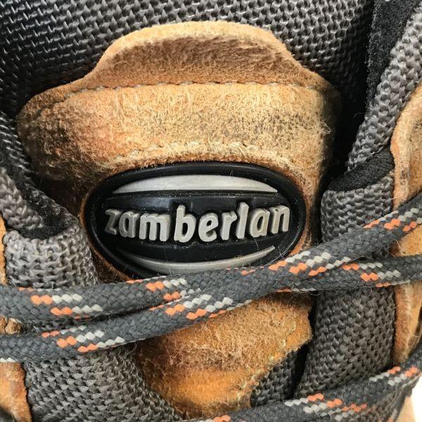 Italy Zamberlan Gore-Tex Leather Trekking Boots Brown 40 / 24.5-25.0(USED)