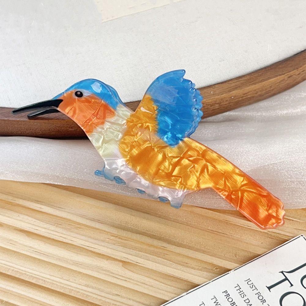 Headwear Animal Hair Clip Korean Style Bird Shark Clip Personalized Acetate Hair Claw Girls