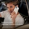 DEFENSE Ceramic Camera Button Leather Slim Anti-drop iPhone 17 Pro Max Case Magnetic Absorption Anti-sweat Full Protection Black