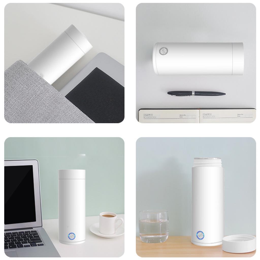 Electric heating cup small portable electric heating water cup insulation integrated kettle automatic mini health pot travel