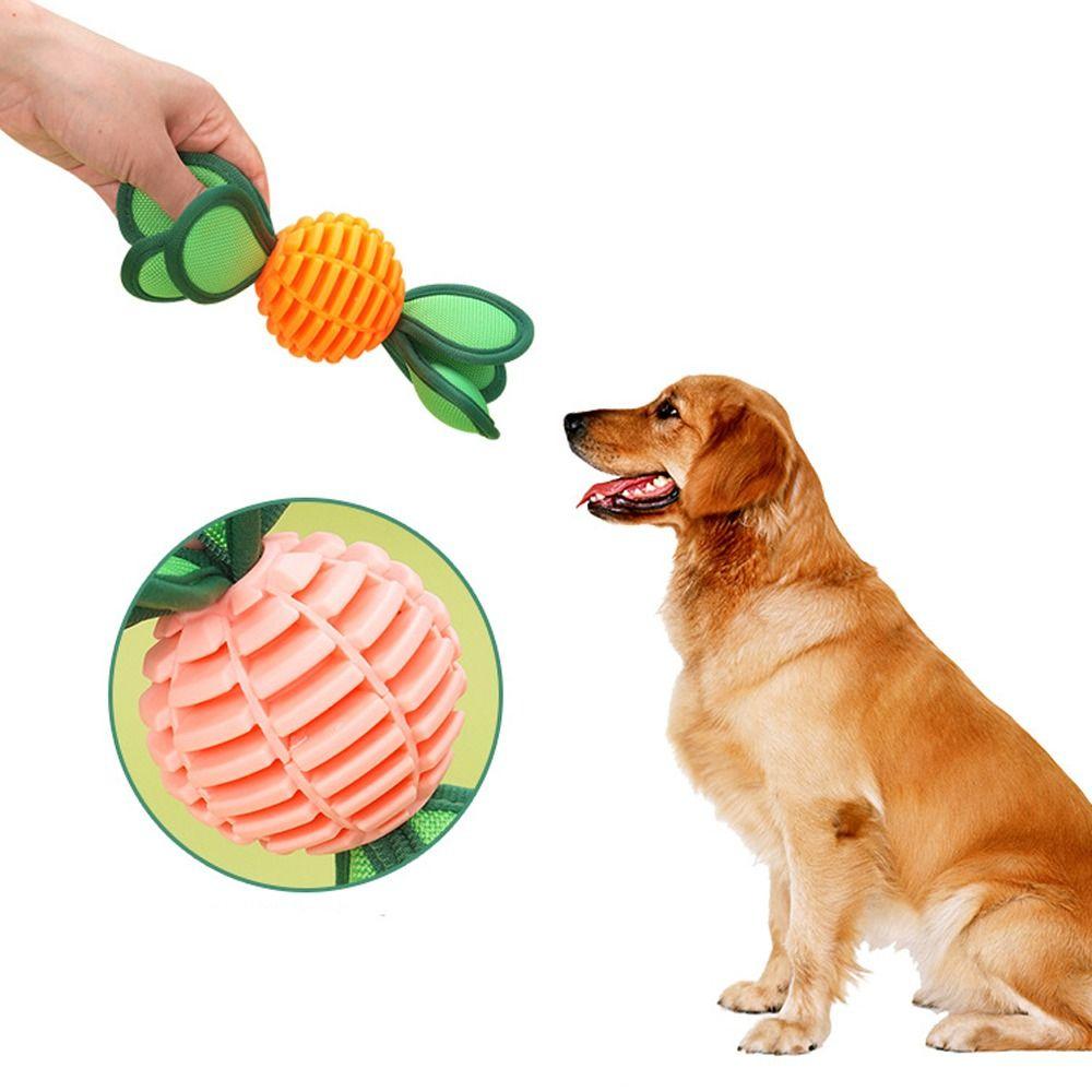 Fun Interactive Pet Chew Toy Squeaky Bite Resistance Dog Toothbrush Toy Sturdy Dog Grinding Stick Small Medium Dog