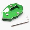 LEDISHUN Motorcycle Side Stand Plate Compatible with Kawasaki Ninja 250