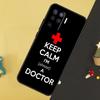 Cartoon Doctor Nurse Case For Oppo A58 A78 A98 A18 A38 A74 A94 A54 A15 A17 A57 A6 A5 Pro A16 A76 A96 A40 A60 A80