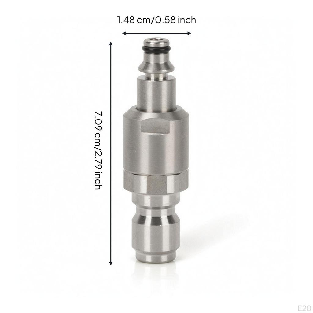 Pressure Washer Hose Fittings with Quick Release AntiTwist Disconnect Kit
