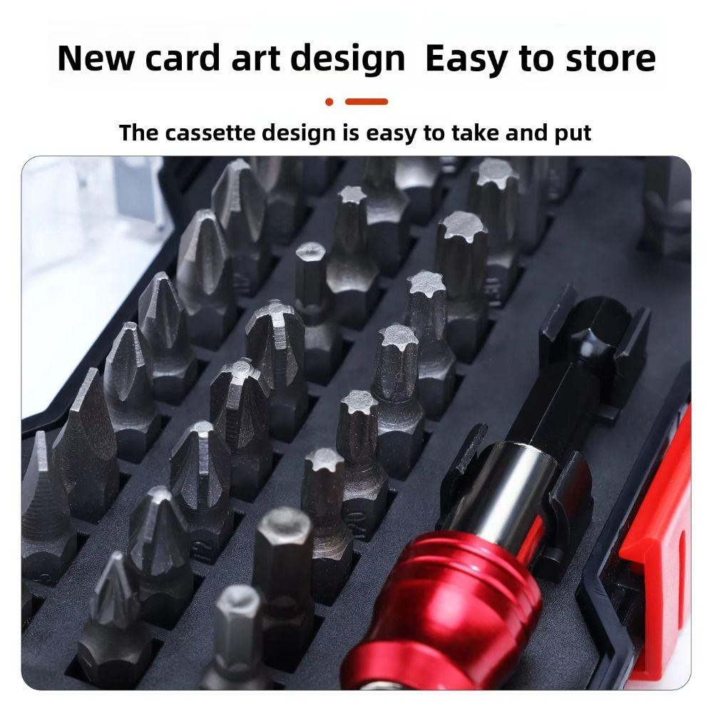 32PCS High Torque Hex Shank Drill Bits Portable Magnetic Screwdriver Bits Workshop Tasks