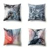 Nordic Modern Abstract Ins Style Polyester Pillow Case Car Decoration Home Printed Waist Cushion Pillow Case