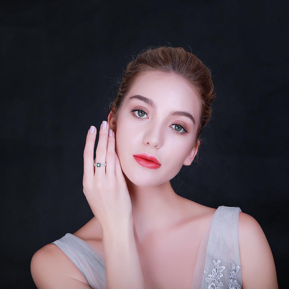 Umcho Smaragdový prsten